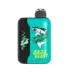 Teal e-cig with a design of a shark