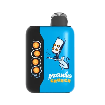 Blue e-cig with alien design