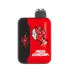 Red e-cig with a android design