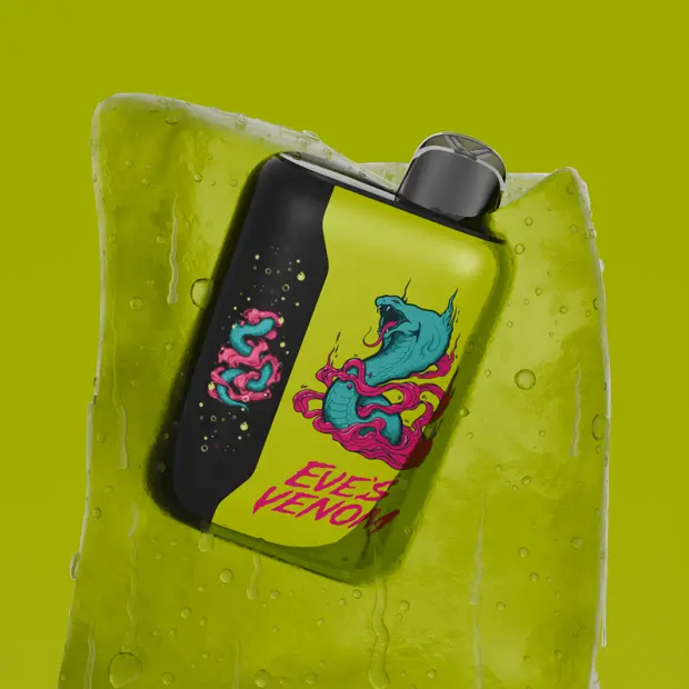 flavor cue demonstrating sour apple
